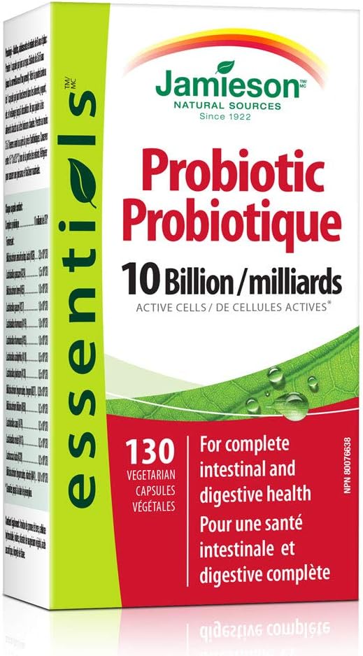 Jamieson Probiotic 10 miljarder aktiva celler, 130 vegi caps