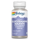 Solaray glukosaminsulfat 1500mg, hälsosamt gemensamt stödtillägg, kraftfullt bindande vävnad och gemensam hälsoformel med gurkmeja & Boswellia, 60-dagars pengar tillbaka garanti, 30 serv, 60 VegCaps