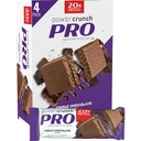 Power Crunch PRO Protein Wafer Bars, High Protein Snacks med läckra smak, Triple Chocolate, 2.0 Ounce (4 Count)