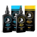 Bossman Beard Oil Jelly Kit (2 dofter) - Beard Growth Softener, Moisturizer Lotion Gel med naturliga ingredienser - Beard Growing Product (Magic & Gold Scents)