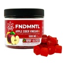 FNDMNTL Apple Cider Vinegar Gummies | Maitake, Shitake, vitamin B12 | 1000 mg | 60 greve | Gelatin-Free, Gluten-Free, Vegan & Non-GMO