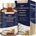 Totaria NMNH (Dihydronicotinamide Mononucleotide), NMNH Supplement w/Niacinamide (Vitamin B3), Ultimate NAD+ Nivå Booster med 500 mg NMNH