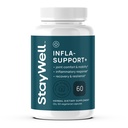 Infla-Support Plus- 750mg Herbal Supplement Blend med Curcumin och Ashwagadha Extract, Shatavari, Kavach, Fenugreek, Pippali, Guduchi, Shilajit, Goshura och Sunthi 60ct