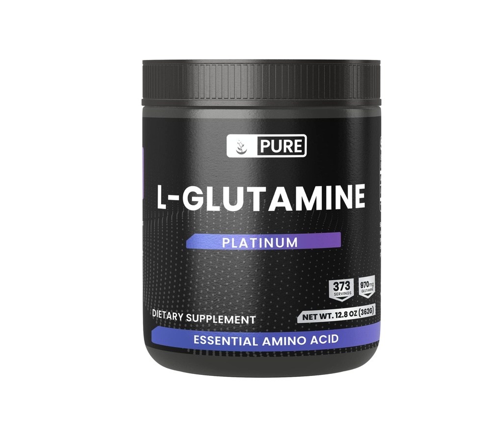 Rena originalingredienser L-Glutaminpulver, (12 oz), naturlig aminosyra, smaklös, alltid ren