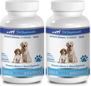 Hundmineraler - Dog Ultra Vitaminer - Mineraler - Väsentliga Nutrienter - Premium och naturligt - Hundenergiförsörjning - 2 flaskor (180 Chews)