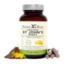 Herbal Roots St Johns Wort kapslar | 450 mg per portion | Pure St John's Wort med inga Binders eller Fillers Non GMO | 60 Vegan kapslar