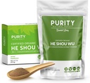 Certifierad organisk han Shou Wu - Stor 5oz väska av 30: 1 Koncentrerad-Fo-ti - Organisk Foti Extract - Fo ti He Shou Wu Organic-Plus Gratis Bamboo Spoon