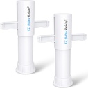 Memine EZ Bites Relief Suction Tool - 2 Pack Bee Sting och Bite Itch Relief Sucker, Venom Extractor för Saliv/Venom Removal, Temporär Relief från Itch and Swelling, Kid-Friendly White