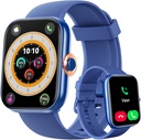 ENOMIR Smart Watch for Women Men (Answer/Make Calls) Kompatibel med iPhone/Android/Samsung, Alexa Built-in, [1.91" HD Screen] Waterproof Fitness Watch med Heart Rate/Sleep/SpO2 Monitor (Blue)