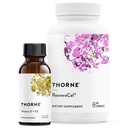 THORNE - Cellular Support Bundle - Vitamin D + K2 Liquid och ResveraCel - Stöd hälsosamma ben, muskler och åldrande