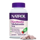 Natrol Melatonin 5mg Snabbupplösta tabletter, sömnstödstillägg för vuxna, jordgubbsmak, 200 tabletter, upp till 200 dagars leverans