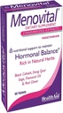 HealthAid Menovital – Twice-Daily Herbal Supplement for Hormonal Balance Support | 60 Vegetarian Tablets | Non-GMO & Gluten-Free