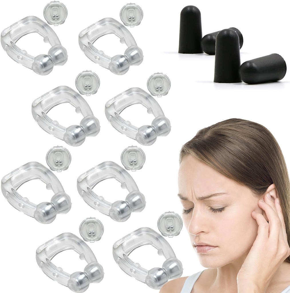 Tinnitus Relief för Ringing Ears, Acupeace Tinnitus Relief Device, Acupeace Anti Tinnitus Relief Ear Clip, Enhet för Stop Ear Ringinging (4Pairs)