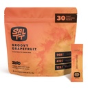 SALTT Electrolytes Powder smaksatt dricka Mix - Groovy Grapefruit - 30 Hydrationspaket - Magnesium, kalium, natrium, spårmineraler - Zero Sugar & Gluten Free - Travel Essentials