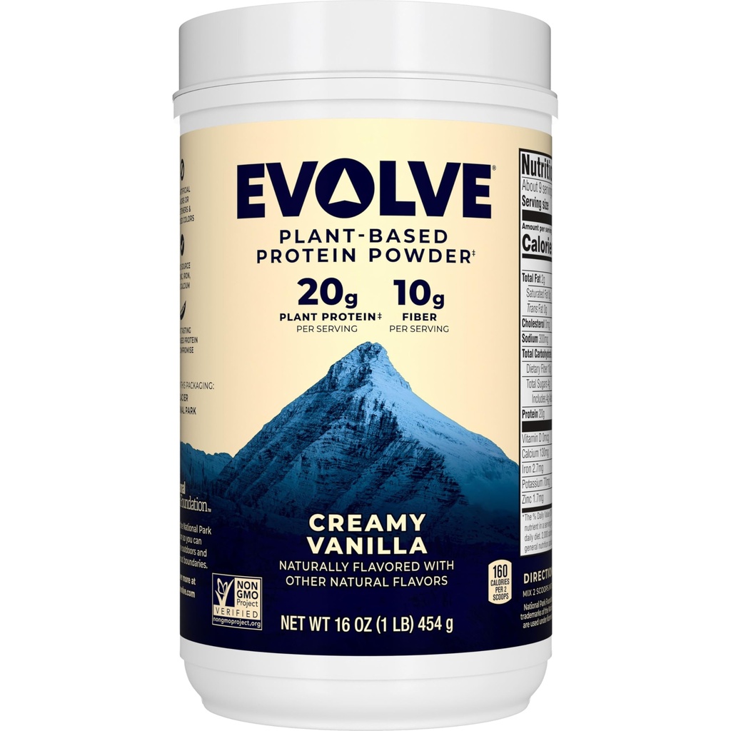 Evolve proteinpulver, ideal Vanilla, 20g protein, 1 pund