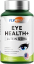 Eye Health Supplement, Eye Care med Lutein & DHA, Anthocyanin Rich Blueberry Extract, Zeaxanthin från Marigold Flower Extract gentemot USA 60 Capsules