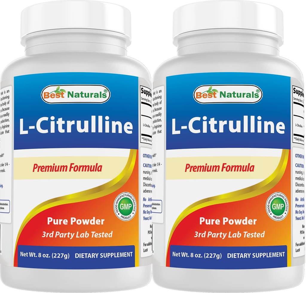 Bästa Naturals L-Citrulline Powder 8 OZ (8 OZ (Pack of 2))