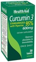 Curcumin Complex 600 mg, 30-Count | Turmeric Extract med Bioperine för förbättrad absorption, 95% Curcuminoids | Vegan, daglig gemensam och immunsuplement