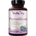 150mg Pterostilbene Supplement - När dagliga antioxidanttillskott för hälsosam åldrande immunhjärt hud och hjärnstöd - Naturligt härledd icke-GMO & Made i USA (180 portioner)