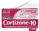 Cortizone 10 Maximal styrka Feminin Itch Cream, 1% Hydrokortison, 1 uns.