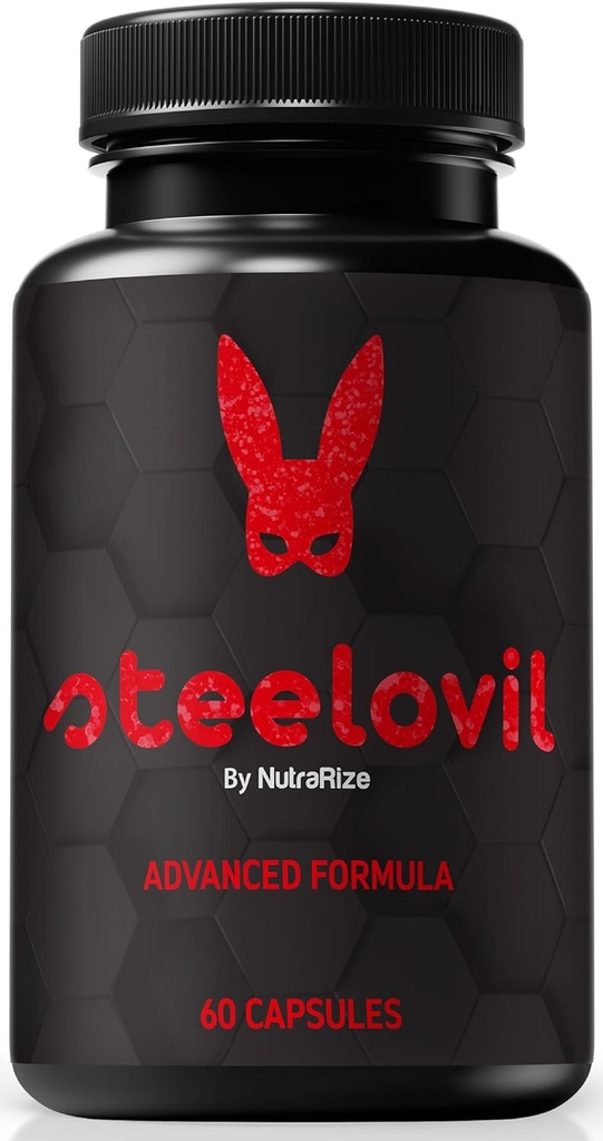 Steelovil kapslar för män, officiella Steelovil piller för omfattande stöd, alla naturliga manliga tillskott för att stödja energi och övergripande hälsa, stål ovil Pastillas Reviews (60 kapslar)