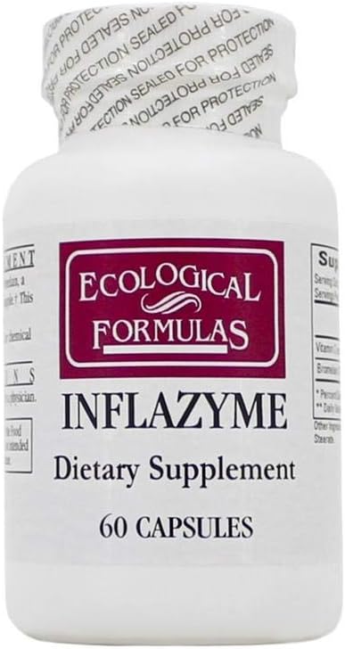 Ekologiska formler Inflazym, vit, 60 greve