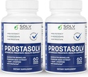 PROSTASOLV Advanced Prostatit | CPPS Supplement, Vegan Capsules, Quercetin Bromelain, Pumpkin Seed Extract, Lycopene, BioPerine för Pelvic Health (2)