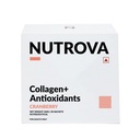NUTROVA Collagen+Antioxidants Supplement - av Marine Collagen Powder för Män & Kvinnor, Ökar hudhydration, Utför hudskador, Stöder Hälsosam hud, Hår & Naglar, Kranbär, 1 räkna,30 portioner