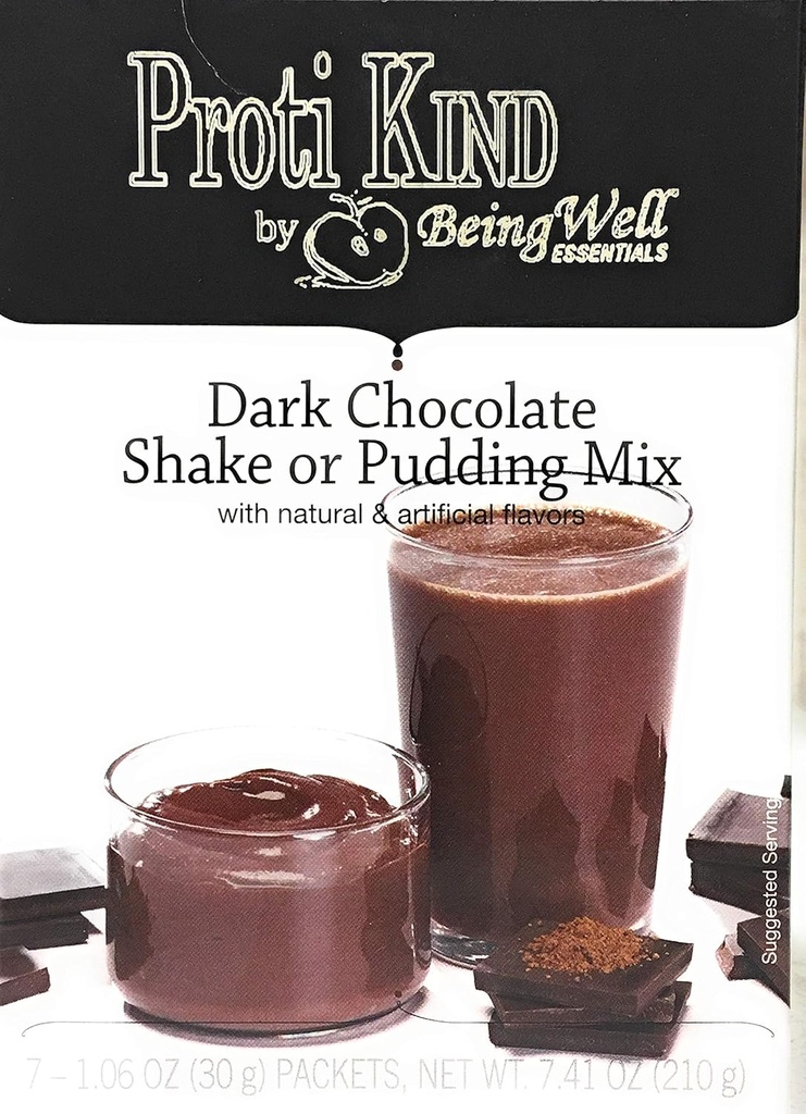 Proti Kind High Protein Diet Shake & Pudding - Low Calorie - Low Sugar - Low Carbs (7 portioner) (Dark Chocolate)
