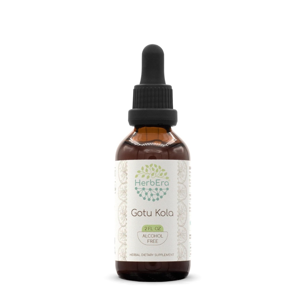 Gotu Kola B60 Tinktur Alkoholfri växtbaserade extrakt, koncentrerade flytande droppar Natural Gotu Kola (Centella Asiatica) 2 fl oz