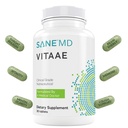 SANE MD Vitaae - Throat Phlegm, hosta och hjärnstöd - Citicoline kosttillskott för andning, hals och hjärnhälsa