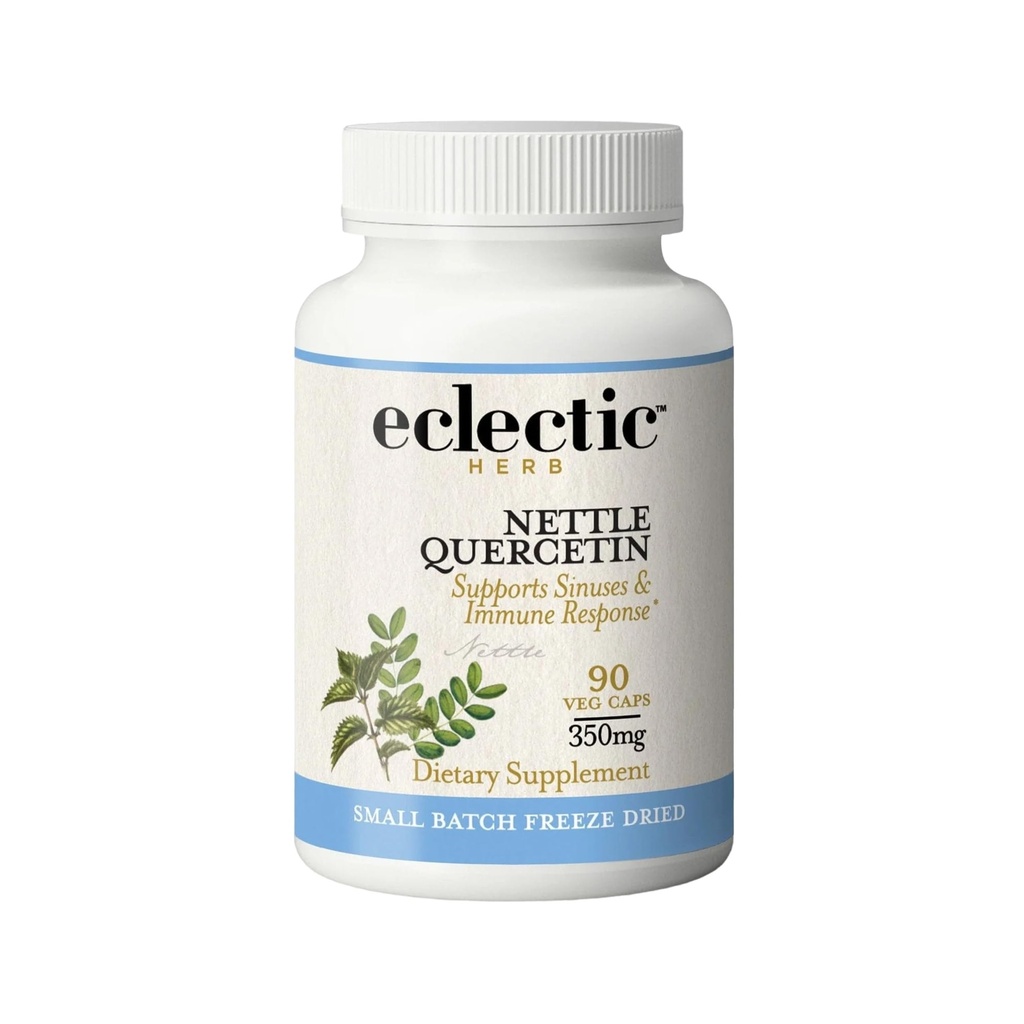 Eklektisk ört - Nettle Quercetin Capsules | Non-GMO, Vegan | 90 CT