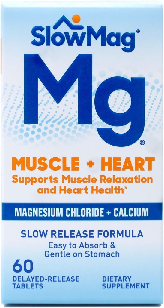 Slow-Mag tabletter med kalcium 71,5 mg - 60 tabletter