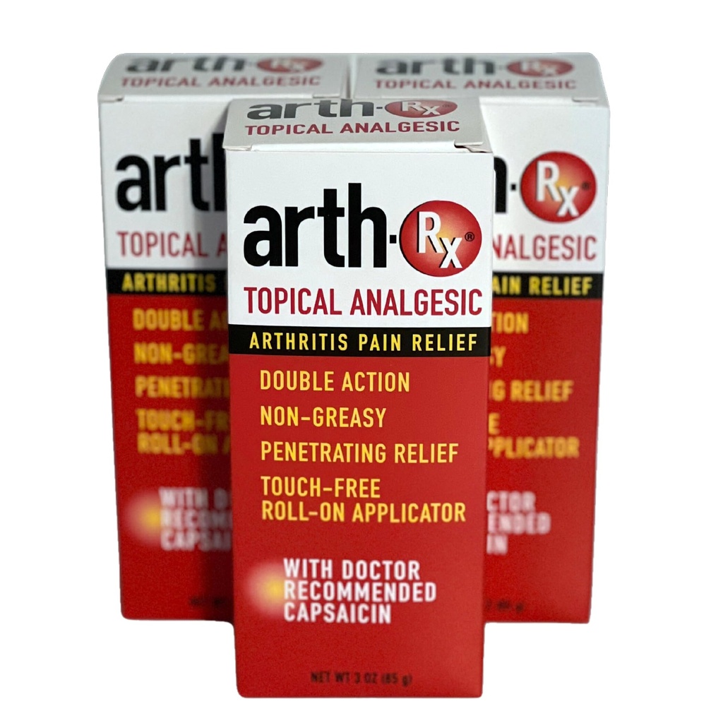 Ämne Analgesic Smärta Relief Roll-on med Capsaicin för djup Penetrating Smärta Relief, Uppvärmning Capsaicin för att lindra smärta från artrit och muskelvärk och smärta, 9 oz