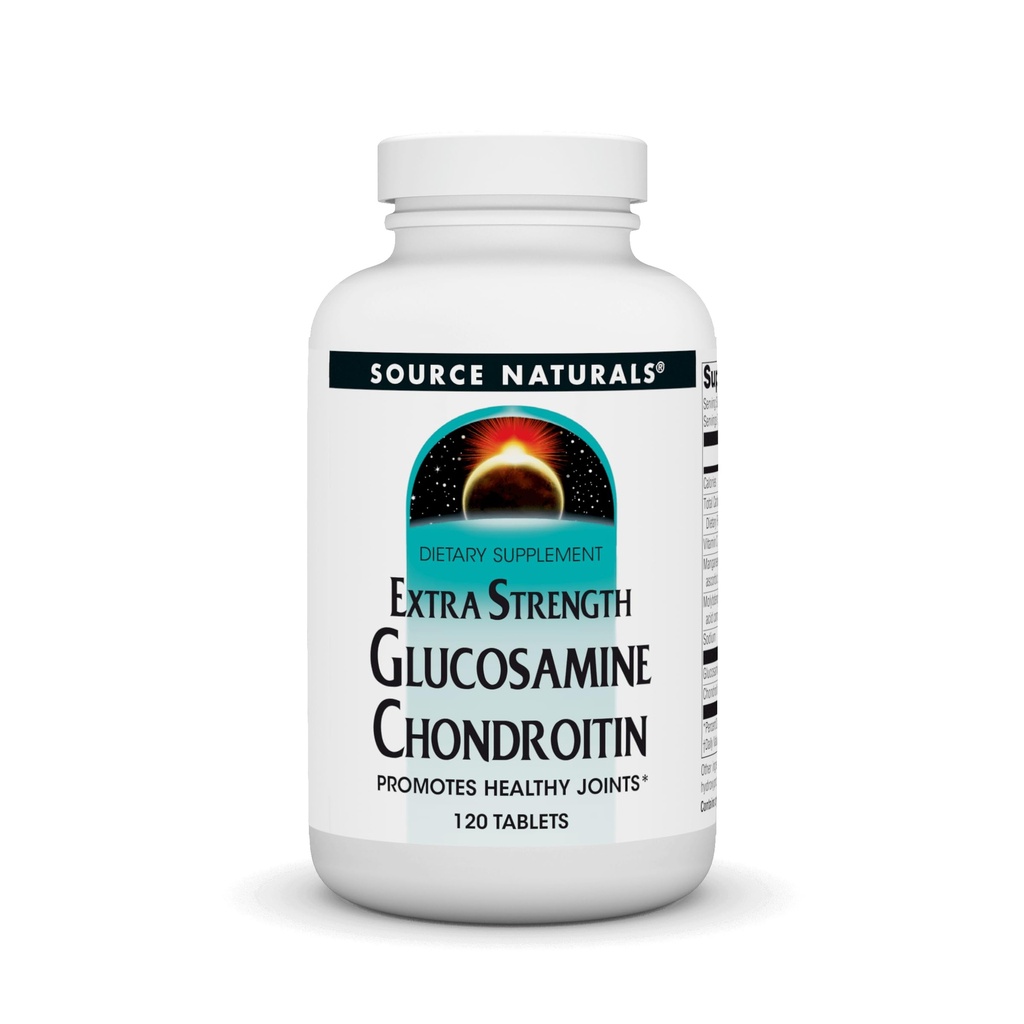 Källa Naturals Extra Strength Glucosamine Chondroitin,Promotes Healthy Joints * - 120 tabletter