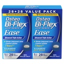 Osteo Bi-Flex Ease Advanced Triple Action med vitamin D Joint Supplements, Mini-Tablets, 28 Count, Pack of 2