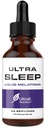 Ultra6 Nutrition Melatonin Drops med Valerian Root - Liquid Melatonin Sleeping Supplement med 5 HTP & Passion Flower - En Liquid Sleep Aid Strength Blend för vuxna
