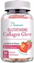 Generisk natur Glow Glutathione Collagen Glow Strawberry Flavor, 60 Organiska Chewable Gummies