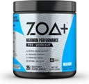 ZOA + Zero Sugar Pre Workout Powder, Wild Berry - NSF Certified för sport med elektrolyter, kreatin, Beta Alanine, Ginkgo Biloba, 200mg koffein - 25 portioner