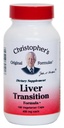 Christophers ursprungliga formler Liver Transition Formel - Gentle Herbal Liver Cleanse, 450 mg, 100 vegetariska kapslar
