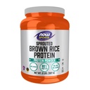 Nu Foods Sports Nutrition, Sprouted Brown Rice Protein, 80% Protein, Unflavored Powder, 2-pund