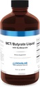 Douglas Laboratories MCT/Butyrate Liquid med SunButyrate | Ger mycket koncentrerad Caprylic Acid och Butyric Acid i en Pleasant Liquid | 15,6 fl. oz. | Lemon Vanilla Flavor