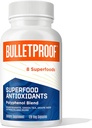 Bulletproof Superfood Antioxidanter kapslar, 120 kapslar, kompletterande för att bekämpa fria radikaler och stödja hälsosam åldrande, polyfenolblend, förpackning kan variera