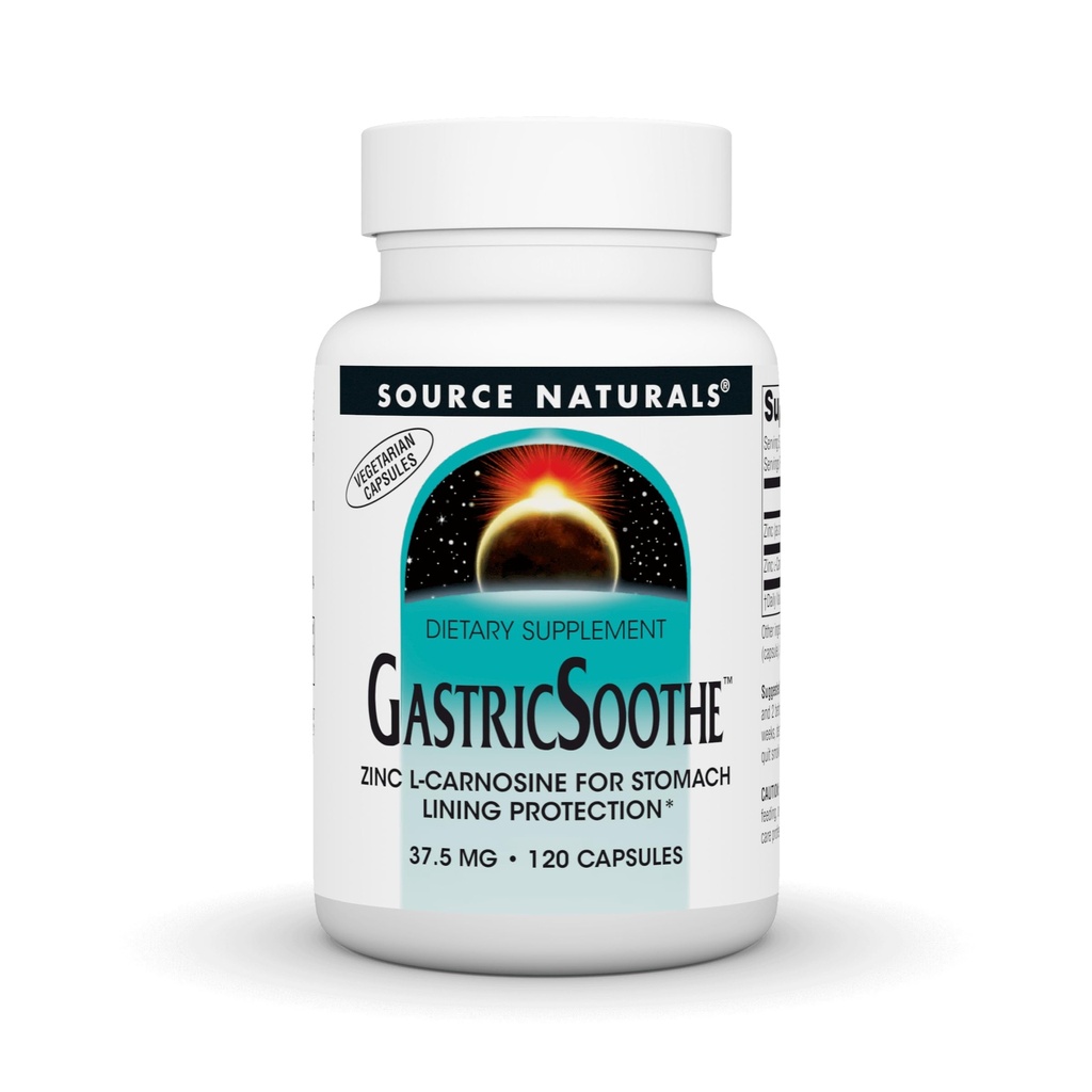 Källa Naturals GastricSoothe Zink L-Carnosine * - 120 Veggie Caps