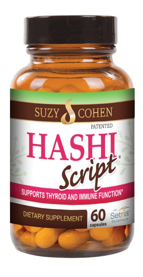 Script Essentials HashiScript Thyroid och Immune Support Formel med Catalase och Glutathione - av Suzy Cohen