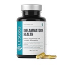 LES Labs Inflammatorisk hälsa - Gemensamt stöd, muskelfunktion och avkoppling, rörlighet - gurkmeja, Boswellia, Quercetin, Ginger & CoQ10 - Non-GMO Supplement - 60 kapslar