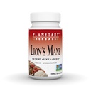 Planetariska växtbaserade Lion's Mane, för minne, fokus och humör *, 1000 mg - 30 Vegan kapslar