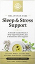 Solgar Sleep & Stress Support, Vegetable Capsules, Melatonin Free, hjälper Relax, lugna dig, somna snabbt, förbättra sömnkvaliteten med Valerian, Passionflower, Hops, Non-GMO, 15 portioner, 30 greve