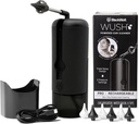 Wush Pro by Black Wolf- Deluxe Water Powered Ear Cleaner-Säker & Effektiv-Elektrisk Triple Jet Stream 3 Tryckinställningar för öron Wax Buildup- Ear Wax Removal Kit- Vattenresistent USB Rechargeable
