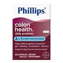 Phillips Colon Health Daily Probiotic Capsules, 4-i-1 Symptom Defense för att hjälpa till att försvara mot Occasional Gas, Bloating, förstoppning och Diarrhea, Daily Supplement, 60 Count